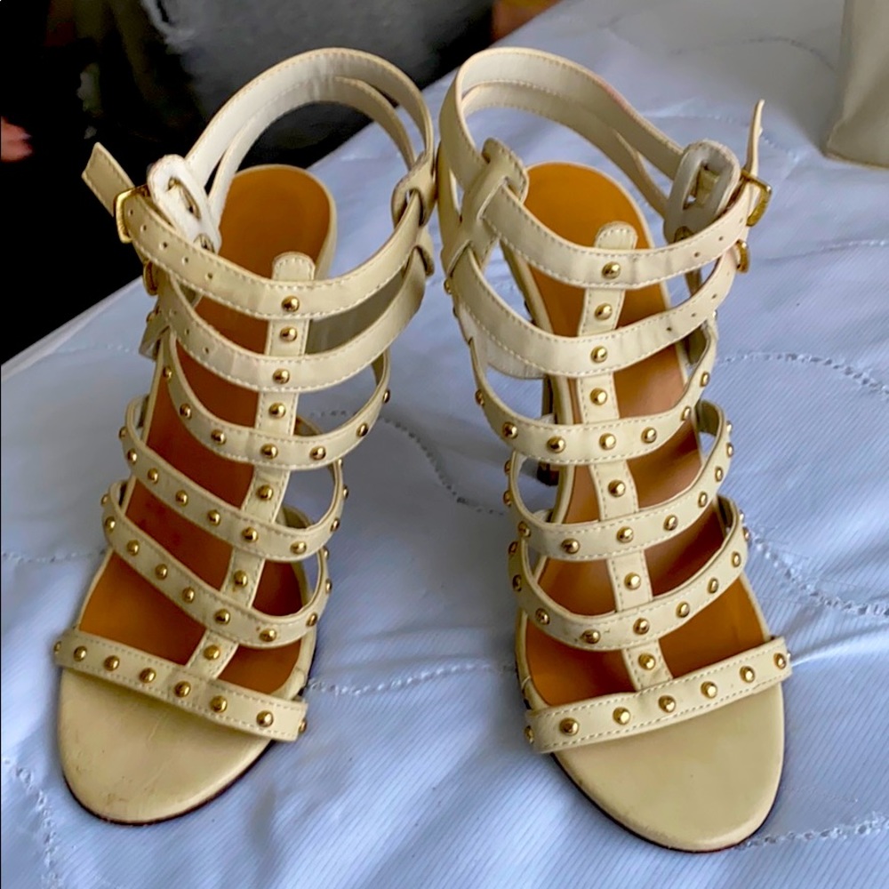 Cream heels